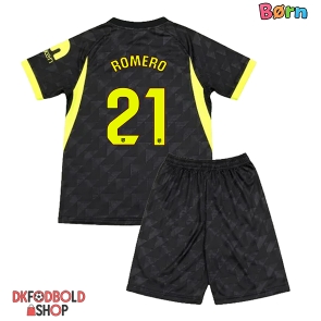 Atletico Madrid Cristian Romero #21 Udebanesæt Børn 2026-27 Kort ærmer (+ korte bukser)